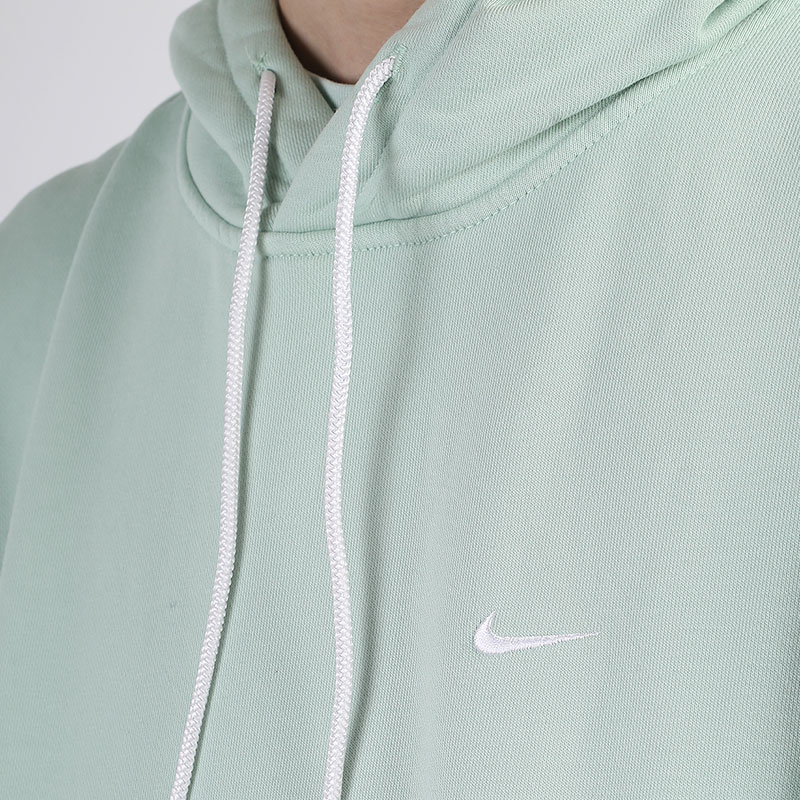 мужская зеленая толстовка Nike NikeLab Washed Hoodie CZ5350-321 - цена, описание, фото 3